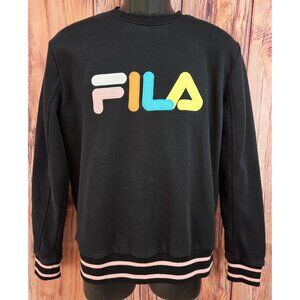 Fila Logo Sweatshirt Black Medium